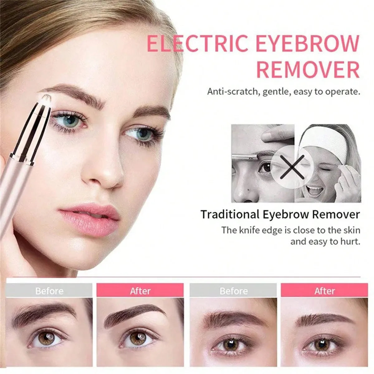 GlowTouch™ Precision Facial Hair Remover